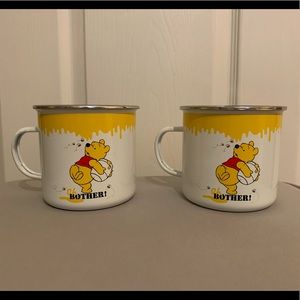 New Two Disney Winnie the Pooh Camper Mugs